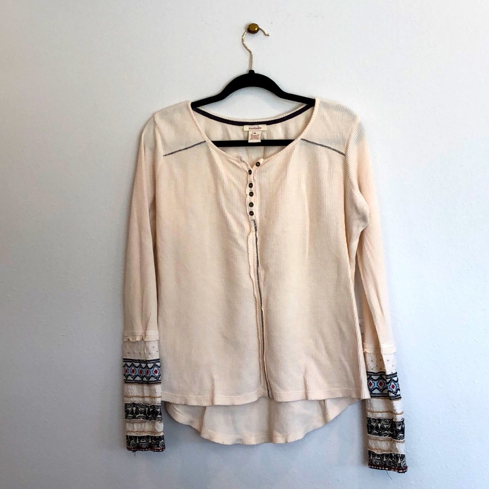 Sundance Caitlin Henley Off-white Thermal